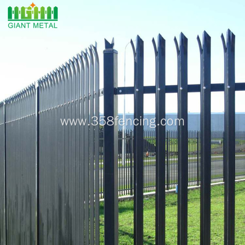 Factory Powder Coated Steel Palisade Fence for Sale